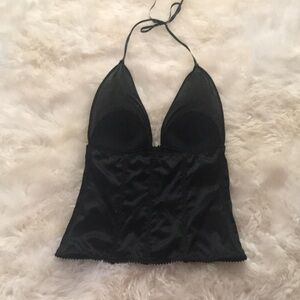 Victoria Secret black bustier S